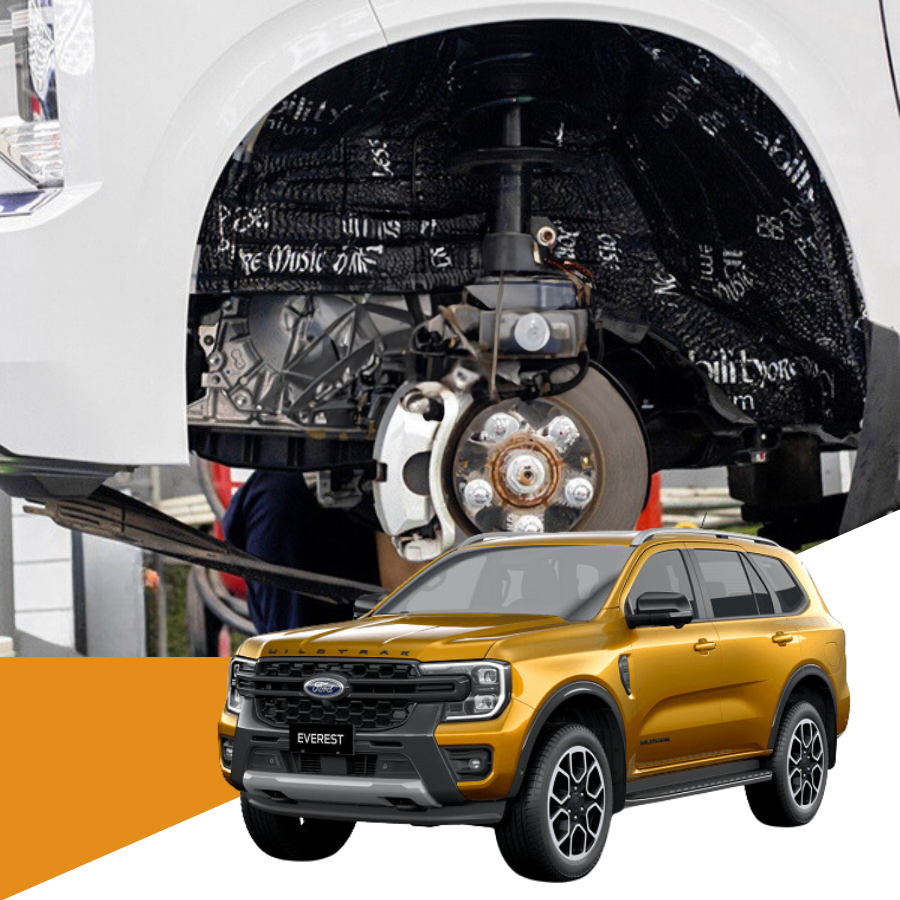 Cách Âm Chống Ồn Hốc Bánh Ford Everest 2024 Chính Hãng Ability
