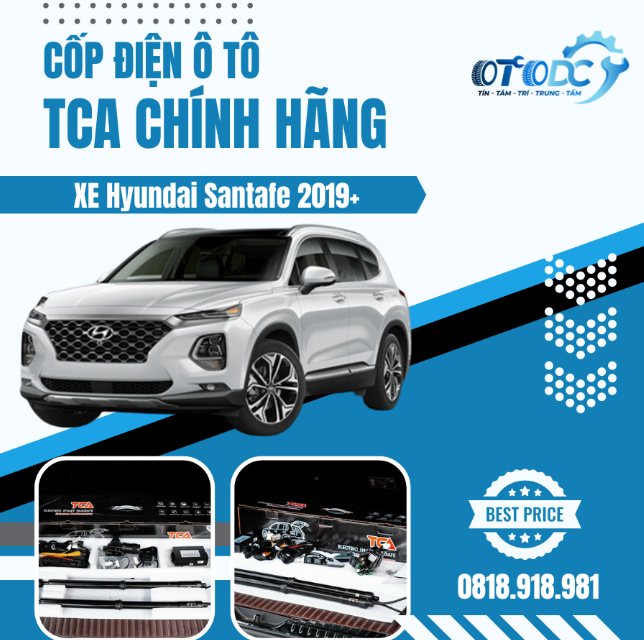 Cốp Điện Hyundai Santafe 2019+ Hiệu TCA