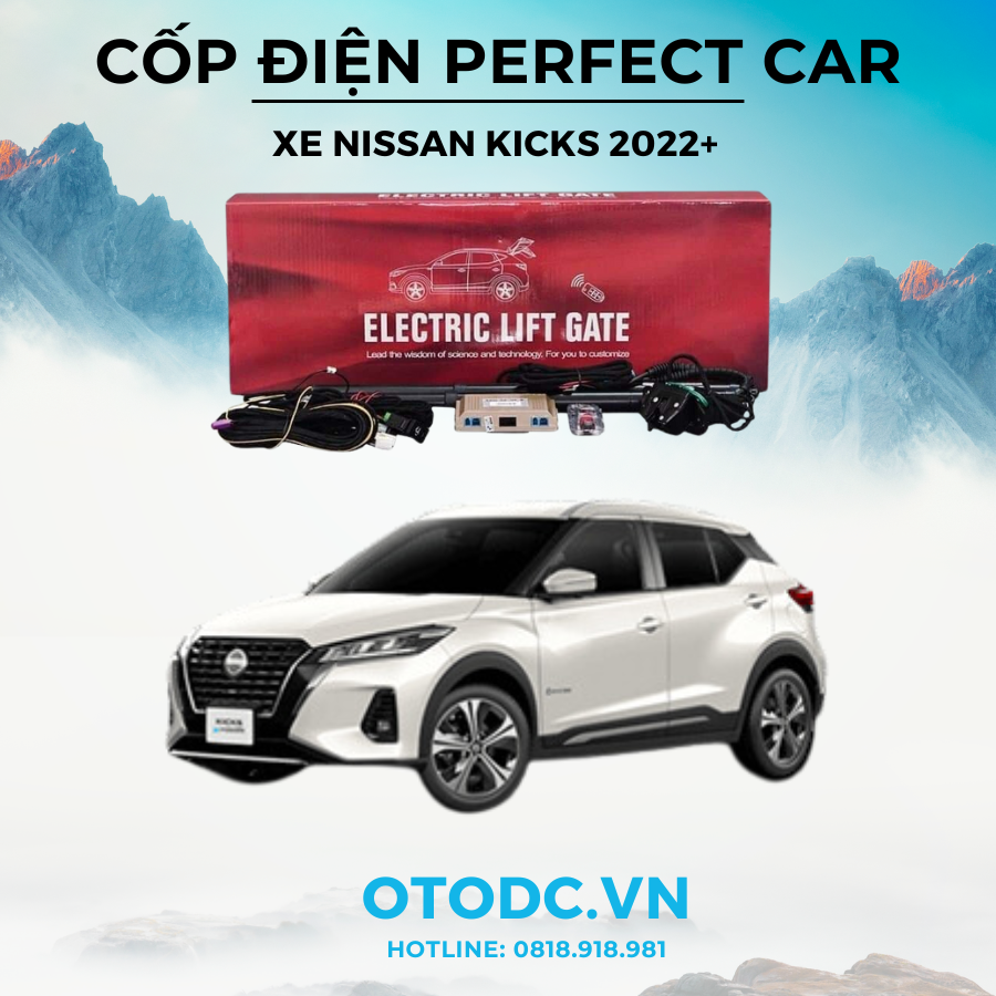Cốp Điện Xe Nissan Kicks 2022+ Chính Hãng Perfect Car