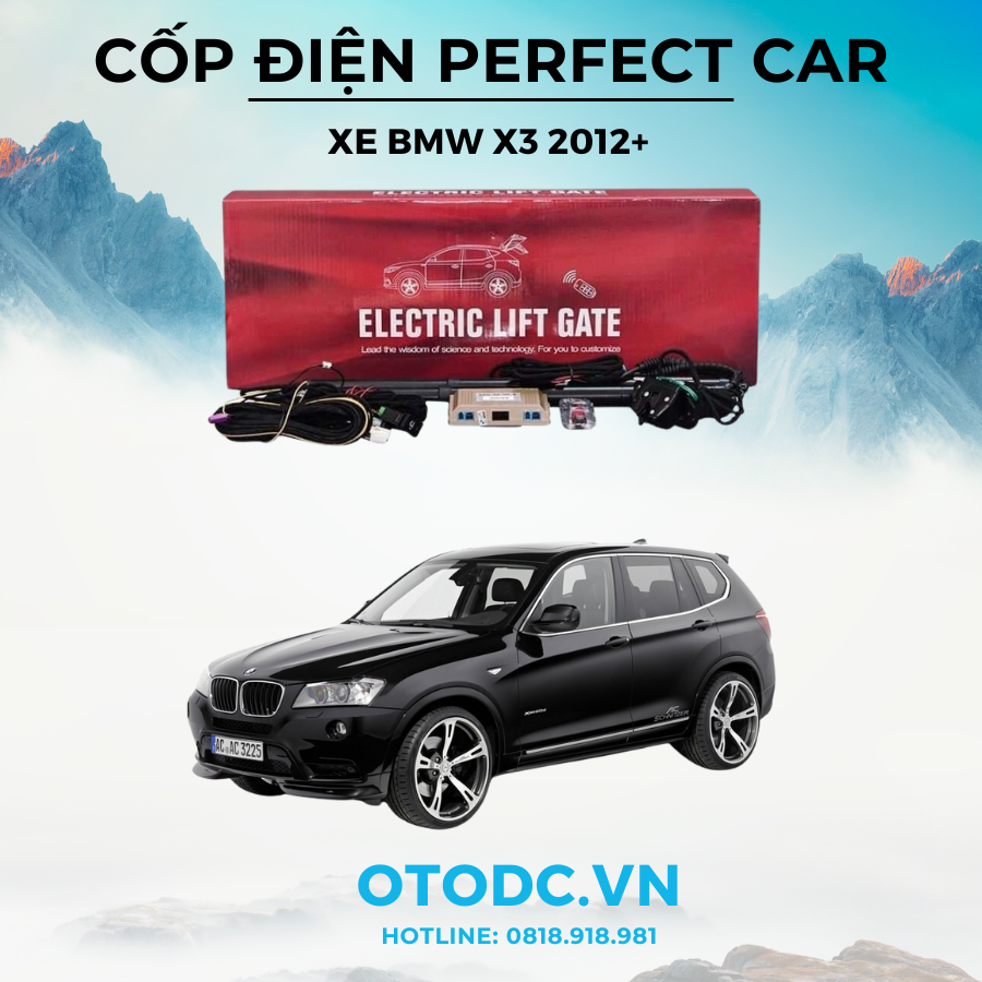 Cốp Điện Xe BMW X3 2012+ Chính Hãng Perfect Car