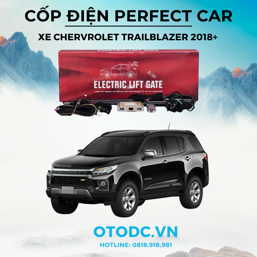 Cốp Điện Xe Chervrolet Trailblazer 2018+ Chính Hãng Perfect Car