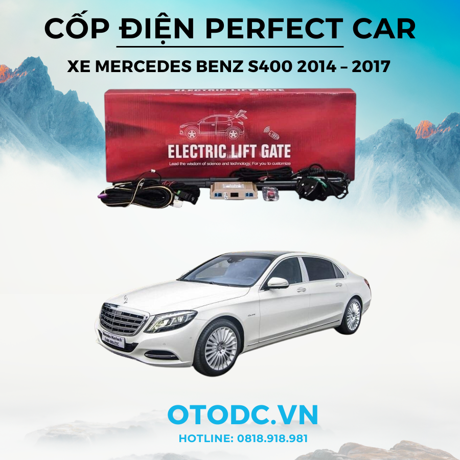 Cốp Điện Xe Mercedes Benz S400 2014 – 2017 Chính Hãng Perfect Car