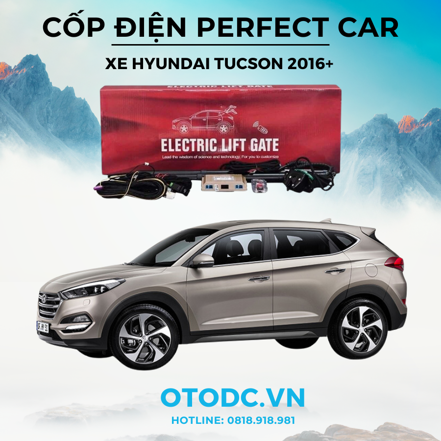 Cốp Điện Xe Hyundai Tucson 2016+ Chính Hãng Perfect Car