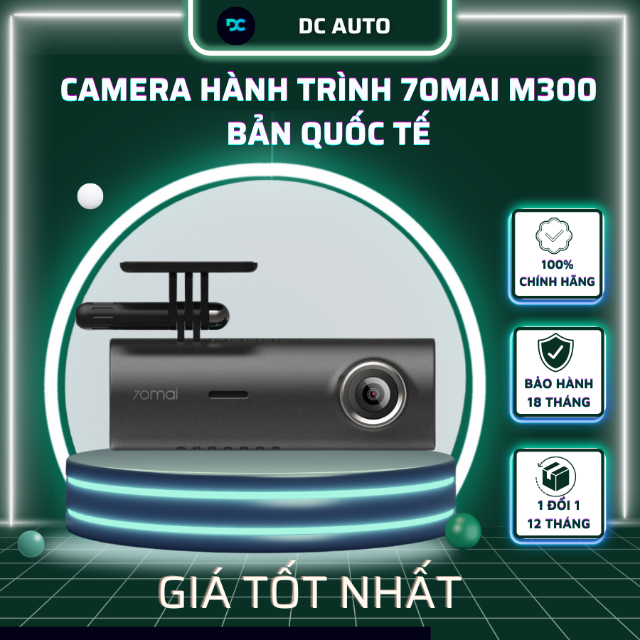Camera hành trình Xiaomi 70mai M300 Ghi Hình 2K