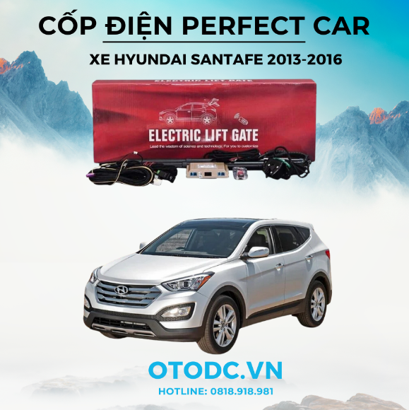 Cốp Điện Xe Hyundai Santafe 2013-2016 Chính Hãng Perfect Car