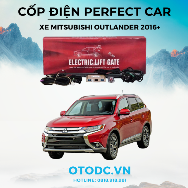 Cốp Điện Xe Mitsubishi Outlander 2016+ Chính Hãng Perfect Car