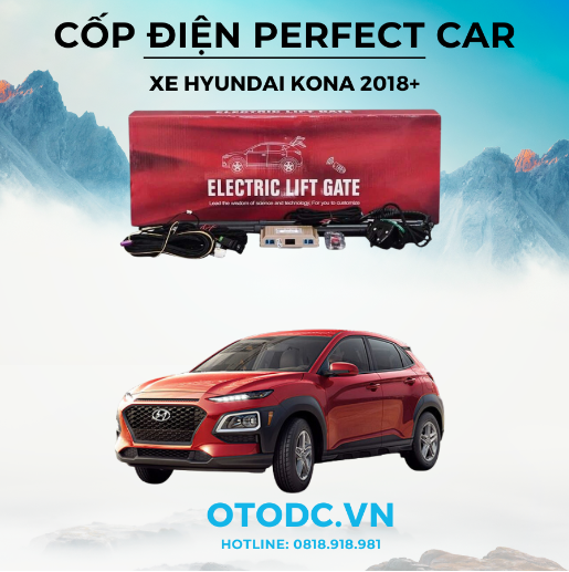 Cốp Điện Xe Hyundai Kona 2018 +  Chính Hãng Perfect Car