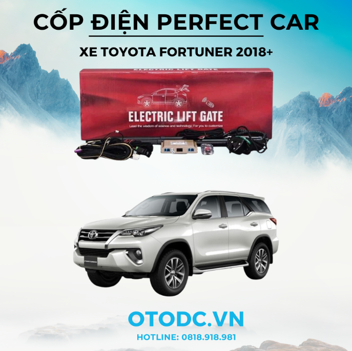 Cốp Điện Xe Toyota Fortuner 2018+ Hiệu Perfect Car
