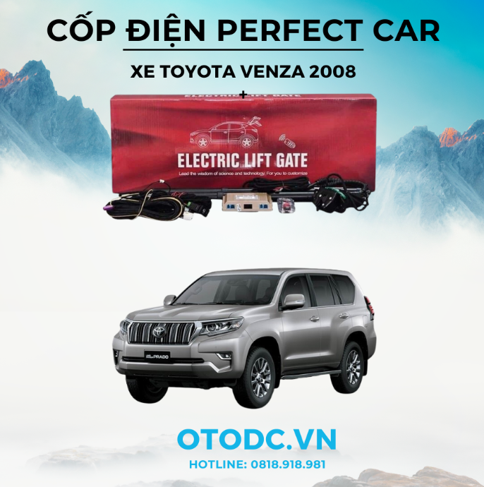 Cốp Điện Xe Toyota Prado 2018+ Hiệu Perfect Car