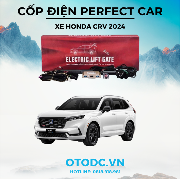 Cốp Điện Xe Honda CRV 2024 Hiệu Perfect Car