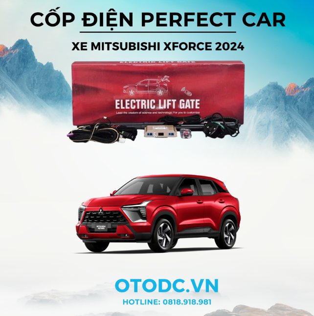 Cốp Điện Xe Mitsubishi Xforce 2024 Hiệu Perfect Car