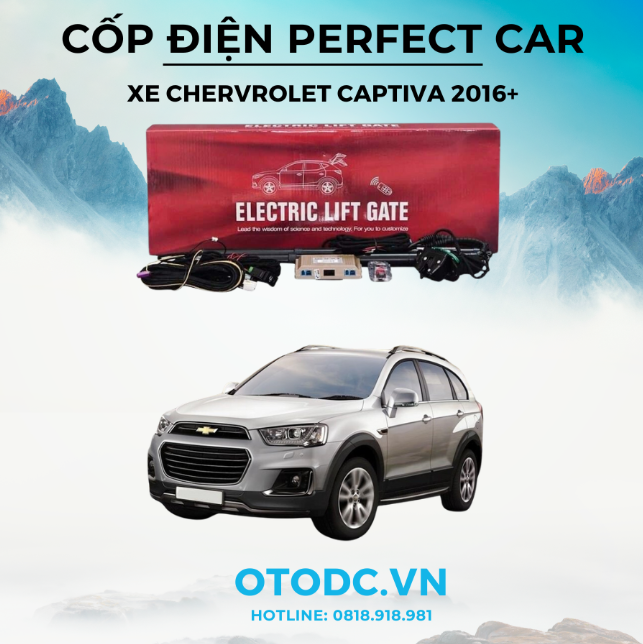 Cốp Điện Xe Chervrolet Captiva 2016+ Hiệu Perfect Car