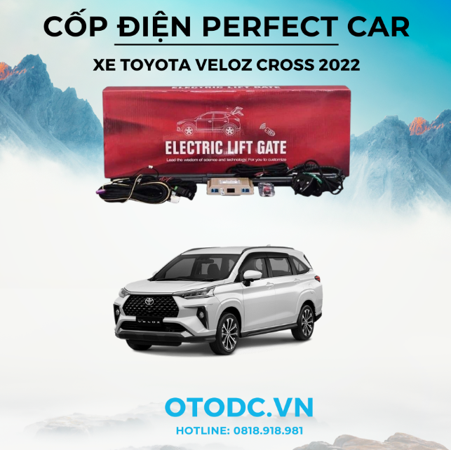 Cốp Điện Xe Toyota Veloz Cross 2022 Hiệu Perfect Car