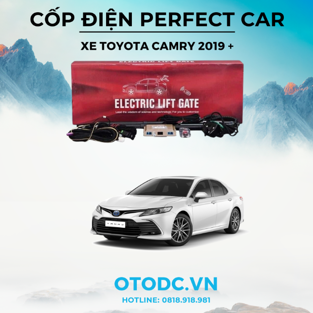 Cốp Điện Toyota Camry 2019+ Hiệu Perfect Car