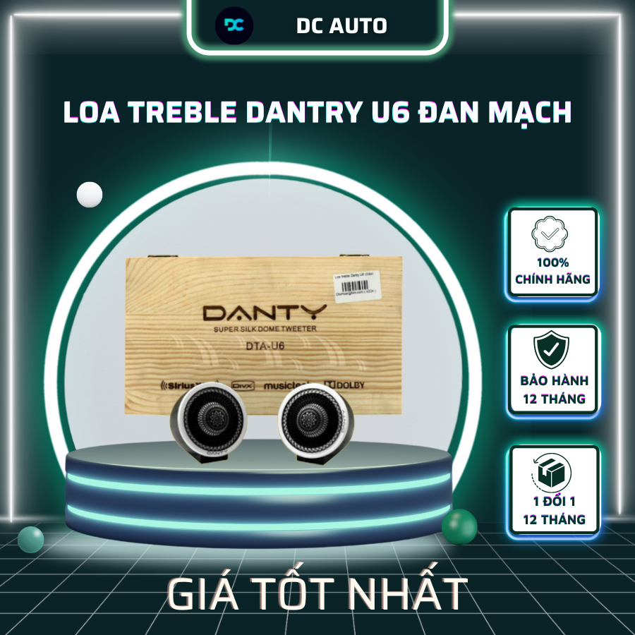 Loa Treble Dantry U6 Đan Mạch Dành Cho Ô Tô