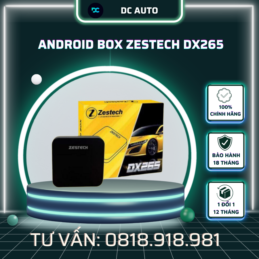 Bộ Android Box Zestech DX265 / DX14 PRO Vietmap S2